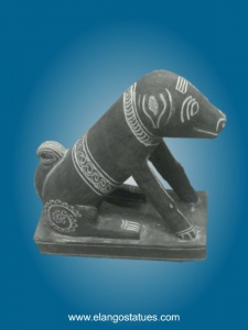 Dog Vaganam Sculpture